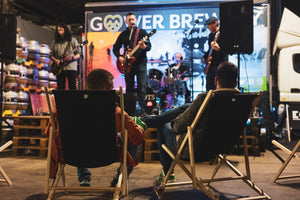 gower brewery birthday celebrations in the tap room bar near swansea wales