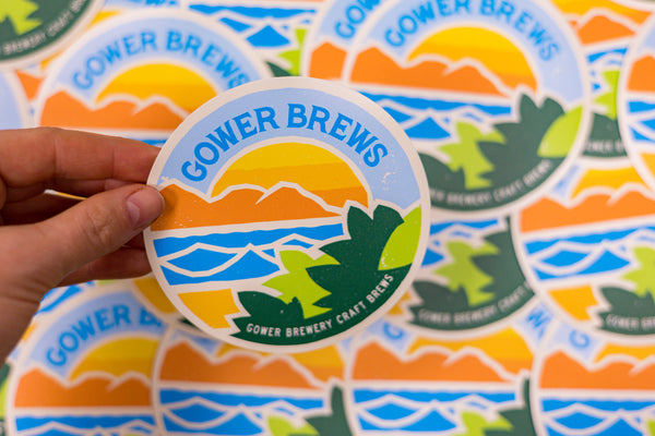 Gower Brews Vinyl Stickers