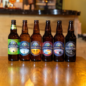 A group of Gower Brewery's bottled ale, lager and cider